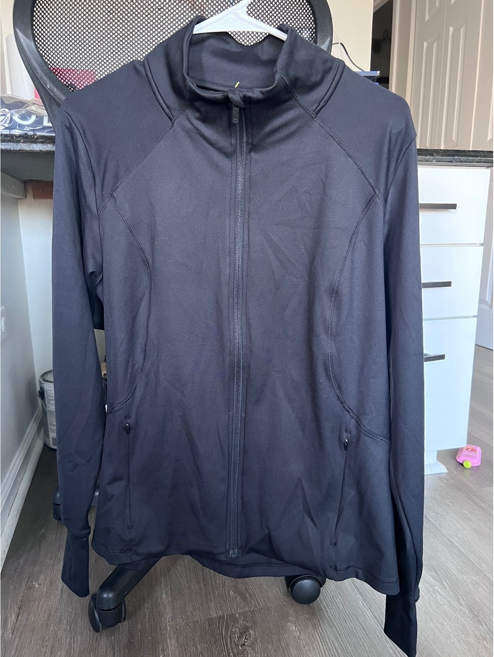 All in motion- Black full-zip athletic jacket